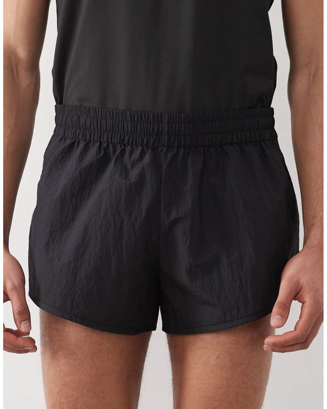 4505 Natural Technical Nylon 3"" Training Short With Zip Pockets for men
