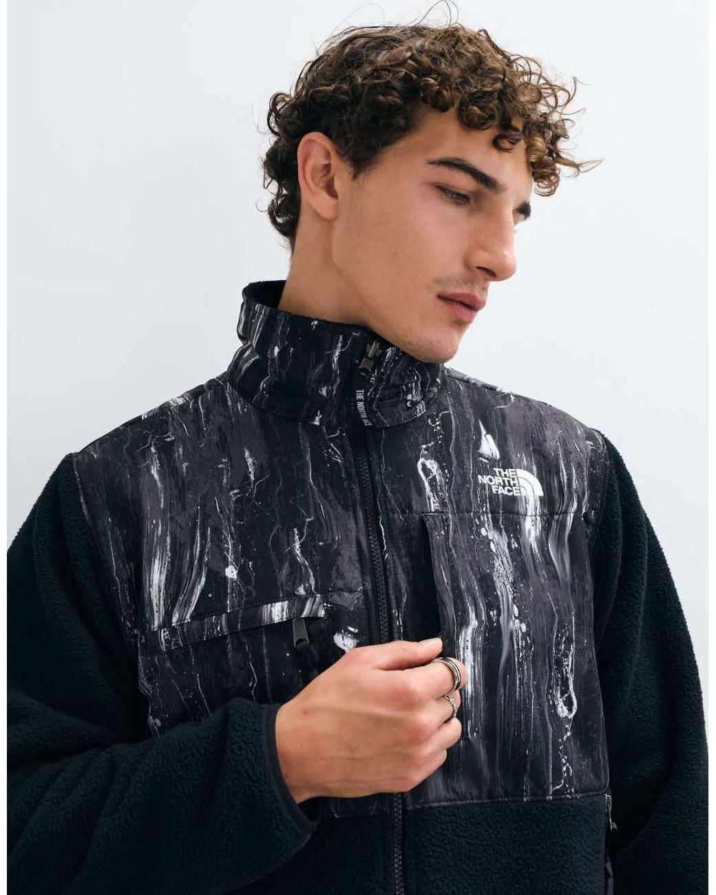 The North Face Blue Retro Denali Jacket for men