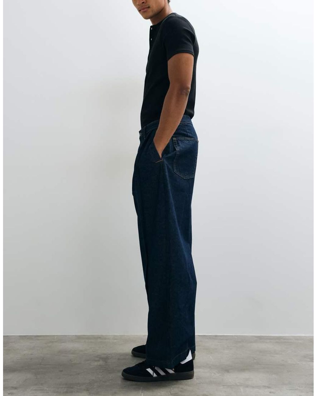 ASOS Blue Barrel Jeans for men