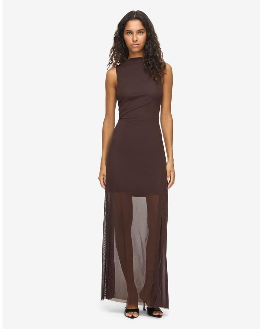 Noisy May Brown Sleeveless Dress