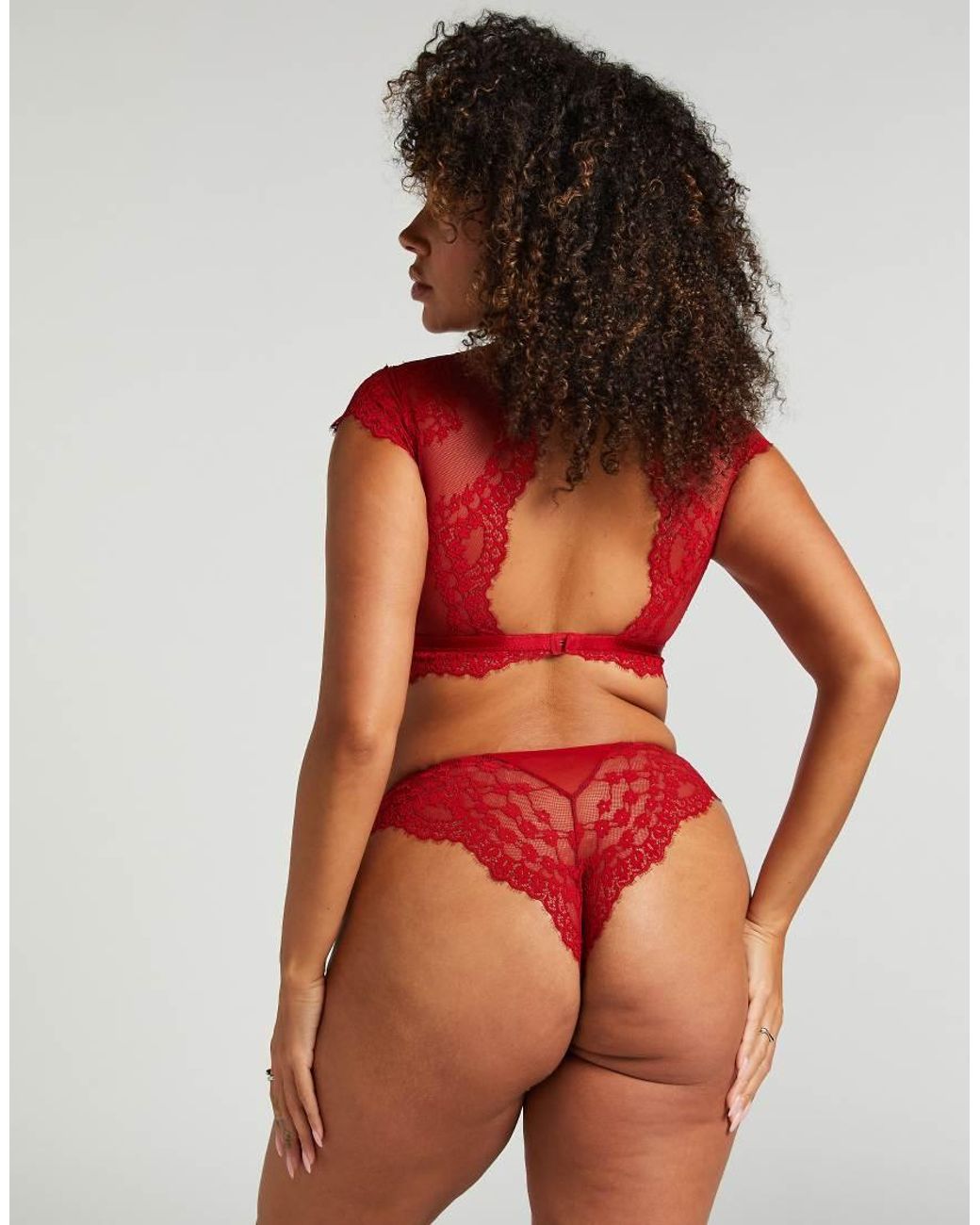 Hunkemöller Red Daisy Brazilian