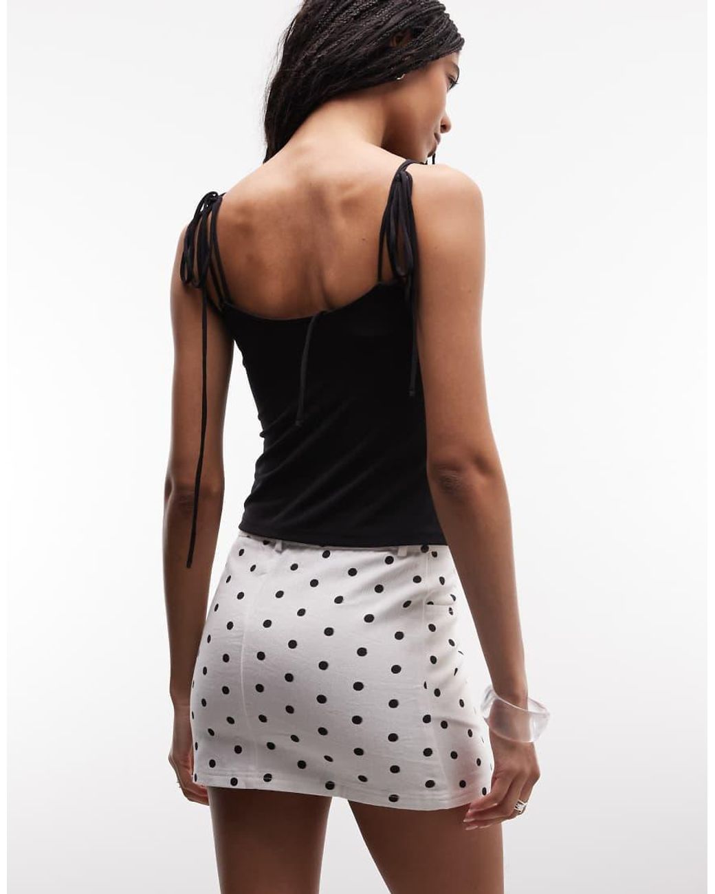 Liquor N Poker Multicolor Mini Skirt