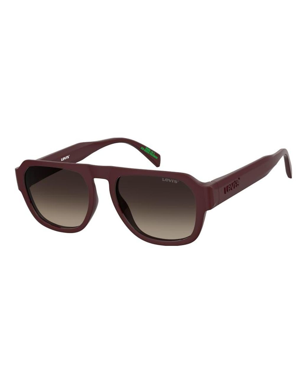 Levi's Sunglasses Brown Levi's Rectangular Sunglasses With Lenses