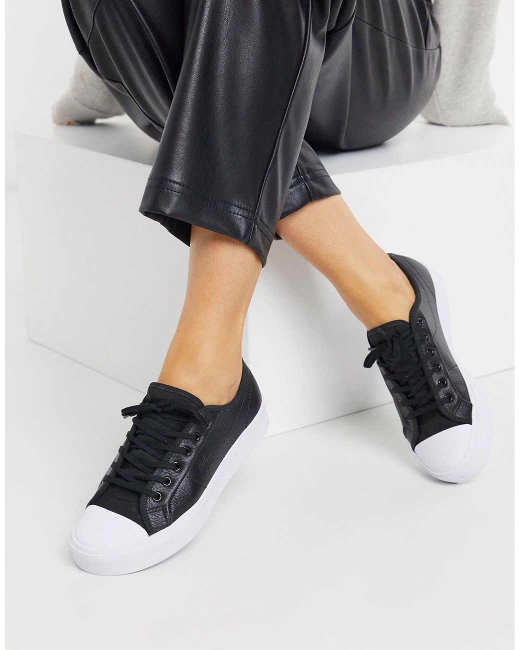 lacoste ziane leather