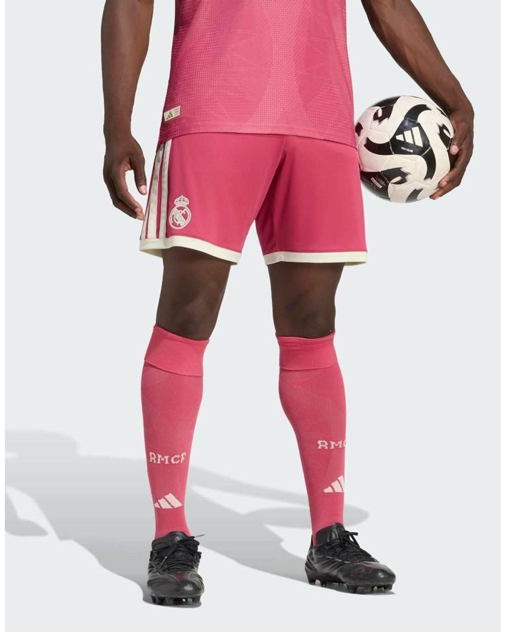 Adidas Originals Red Real Madrid 26/27 Third Shorts for men