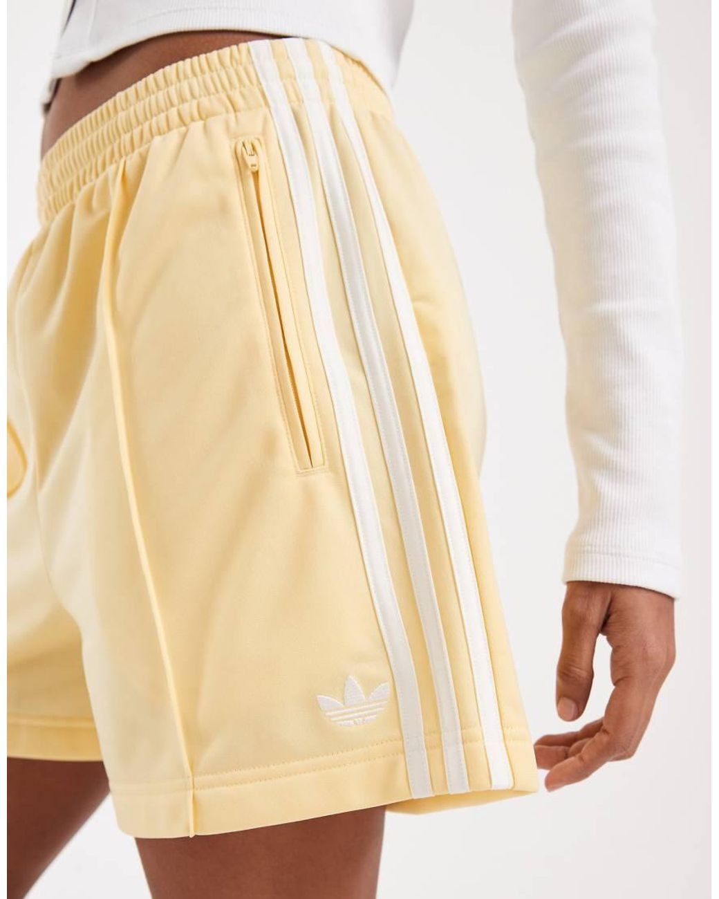 Adidas Originals White Firebird Shorts
