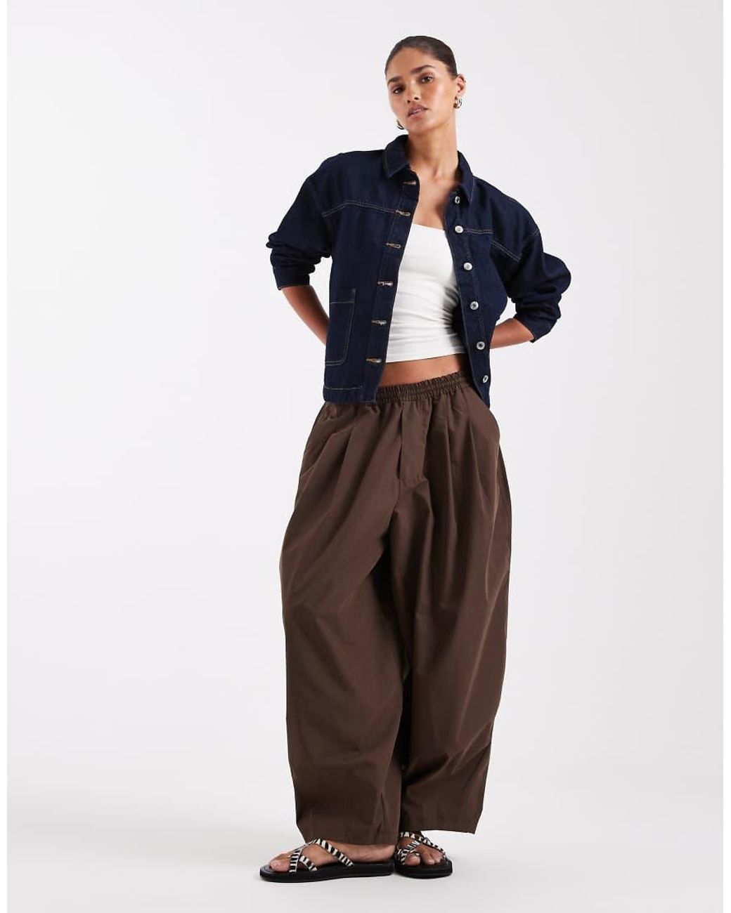 Vero Moda Blue Denim Shacket With Front Pockets