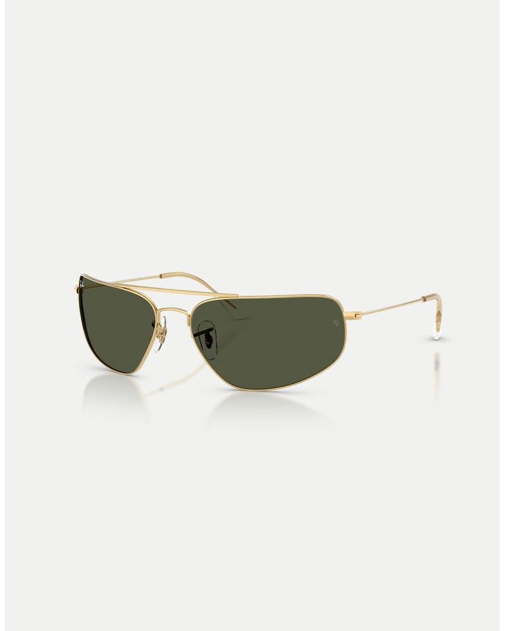 Ray-Ban Green Rb3780 Rectangle Sunglasses With Lens