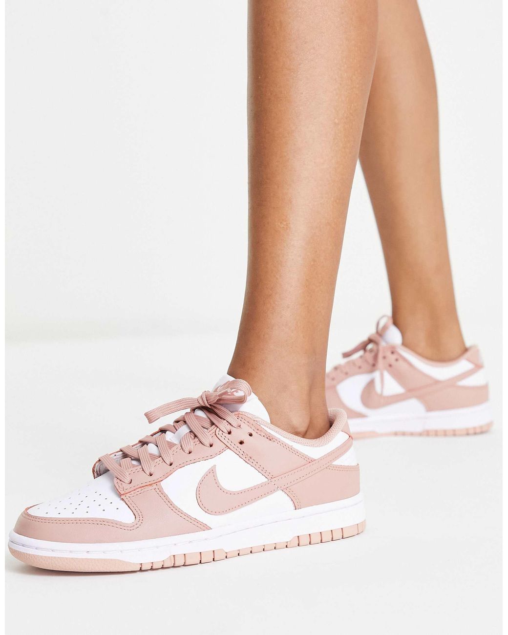 Nike White Dunk Low Sneakers