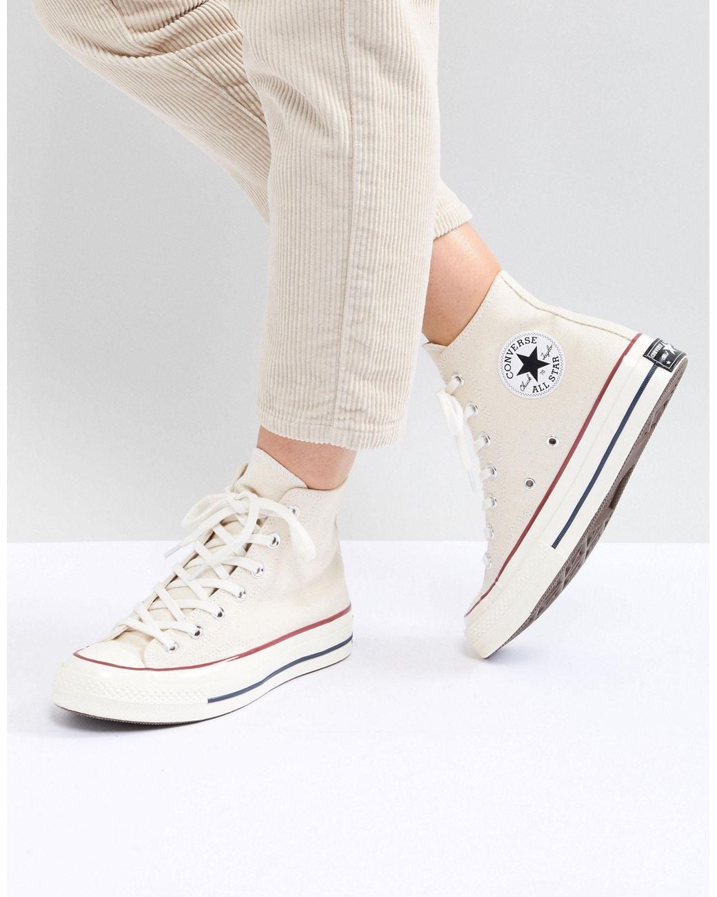 converse parchment high
