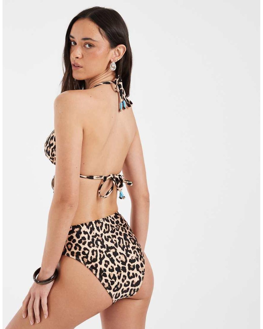 Never Fully Dressed Multicolor Mix & Match Whipstitch High Waist Bikini Bottom Co-Ord