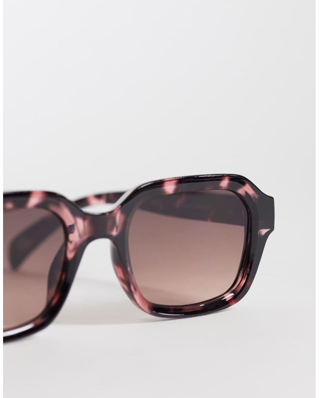 ASOS Natural Slim Square Sunglasses for men