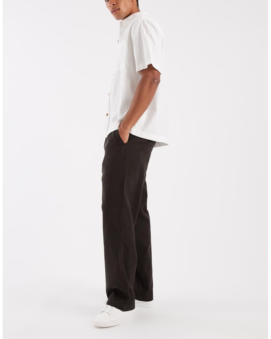 Levi's White Xx Chino baggy Pleated Chinos for men