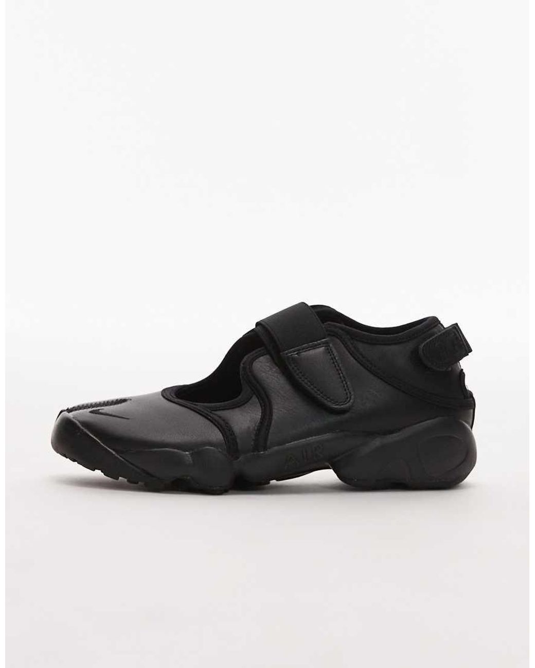 Nike Black Air Rift Leather Trainers