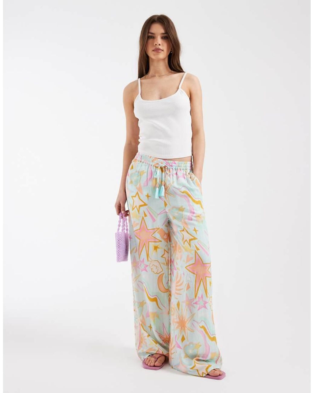 Never Fully Dressed White Beach Trousers
