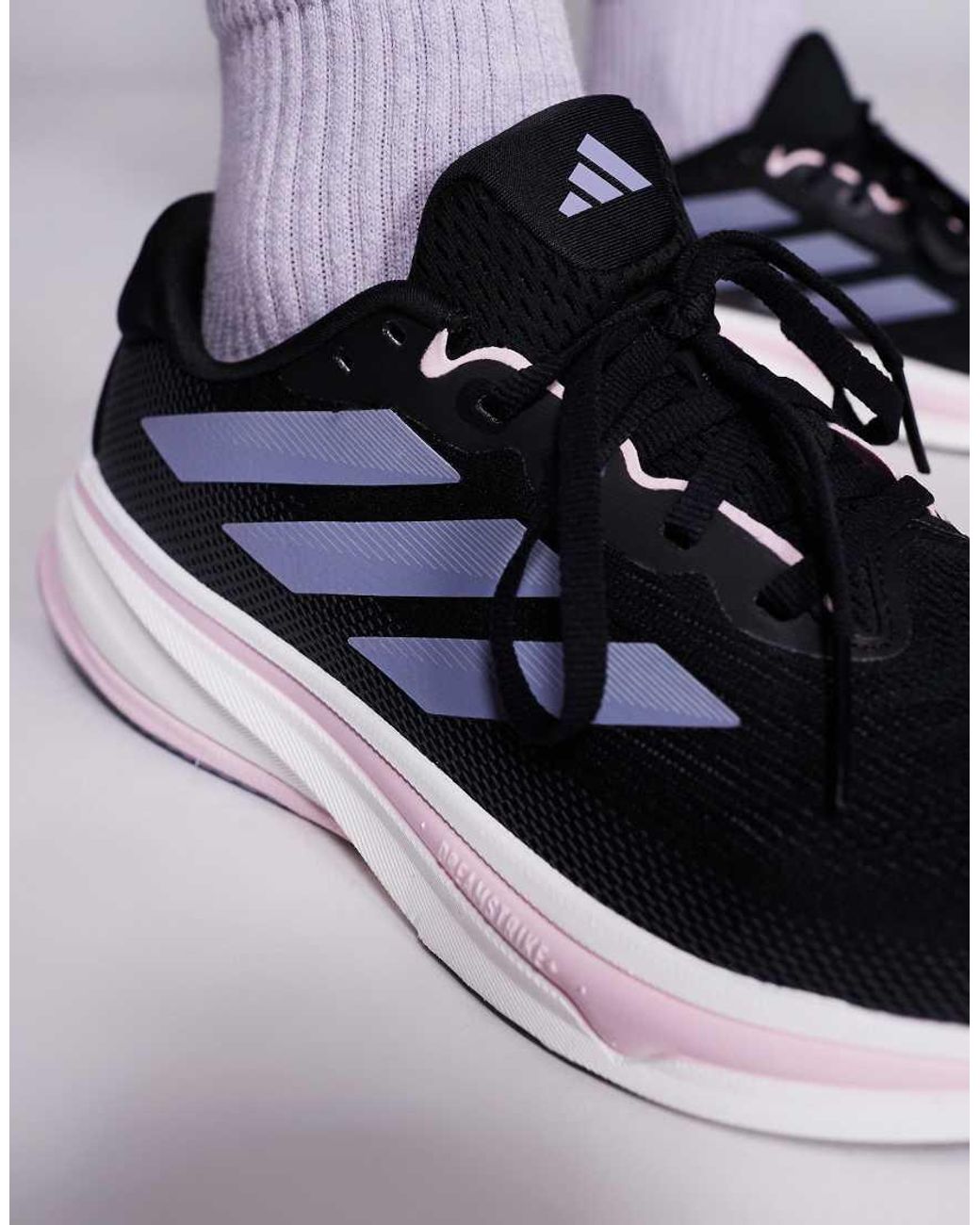 Adidas Originals White Adidas Running Supernova Rise 2 Trainers
