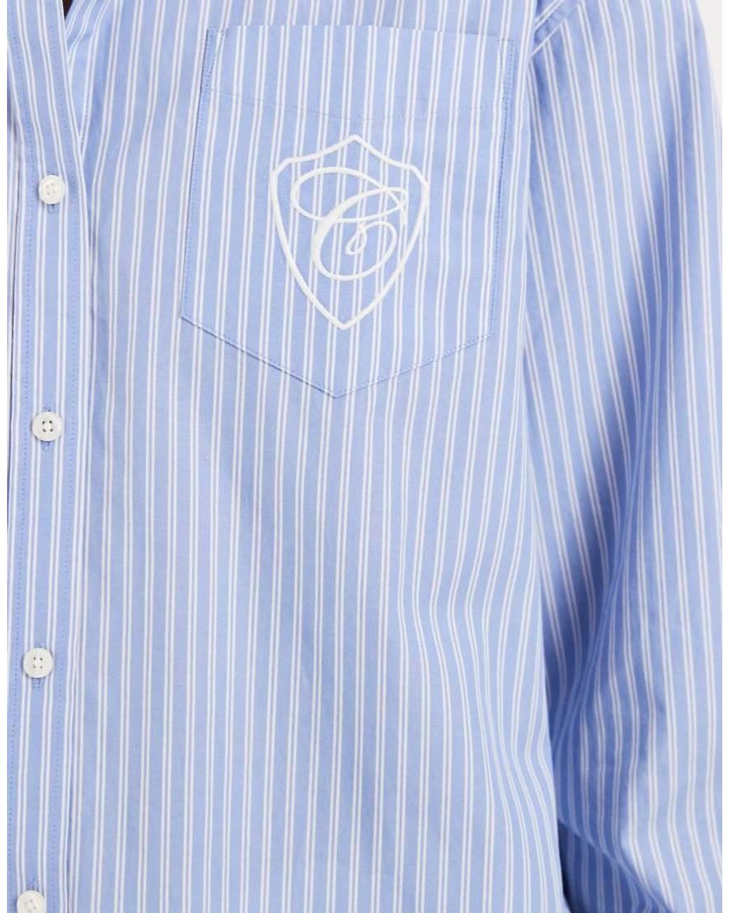 Gant Blue Relaxed Oversized Logo Shirt