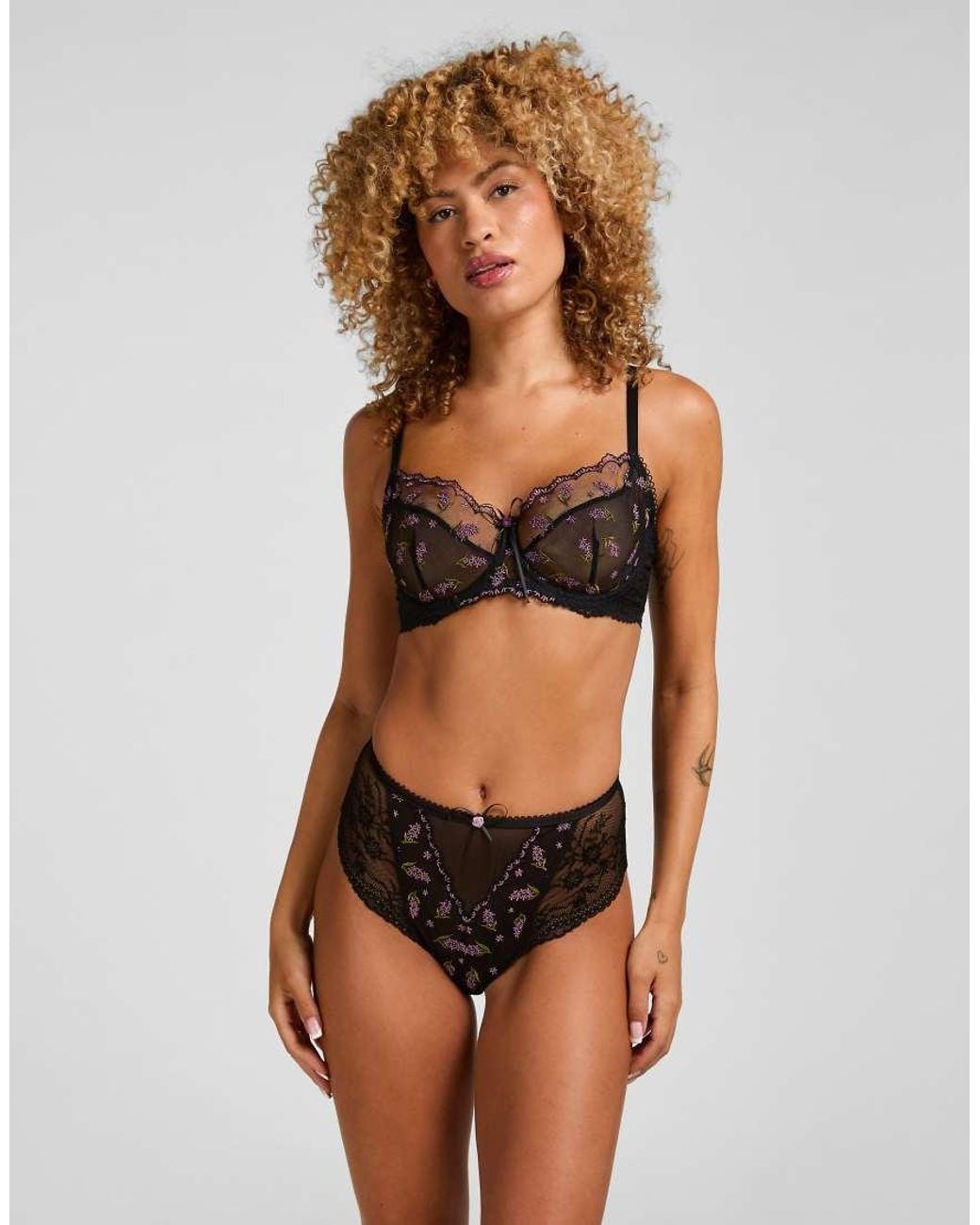 Hunkemöller Black Non-Padded Underwired Bra Iris