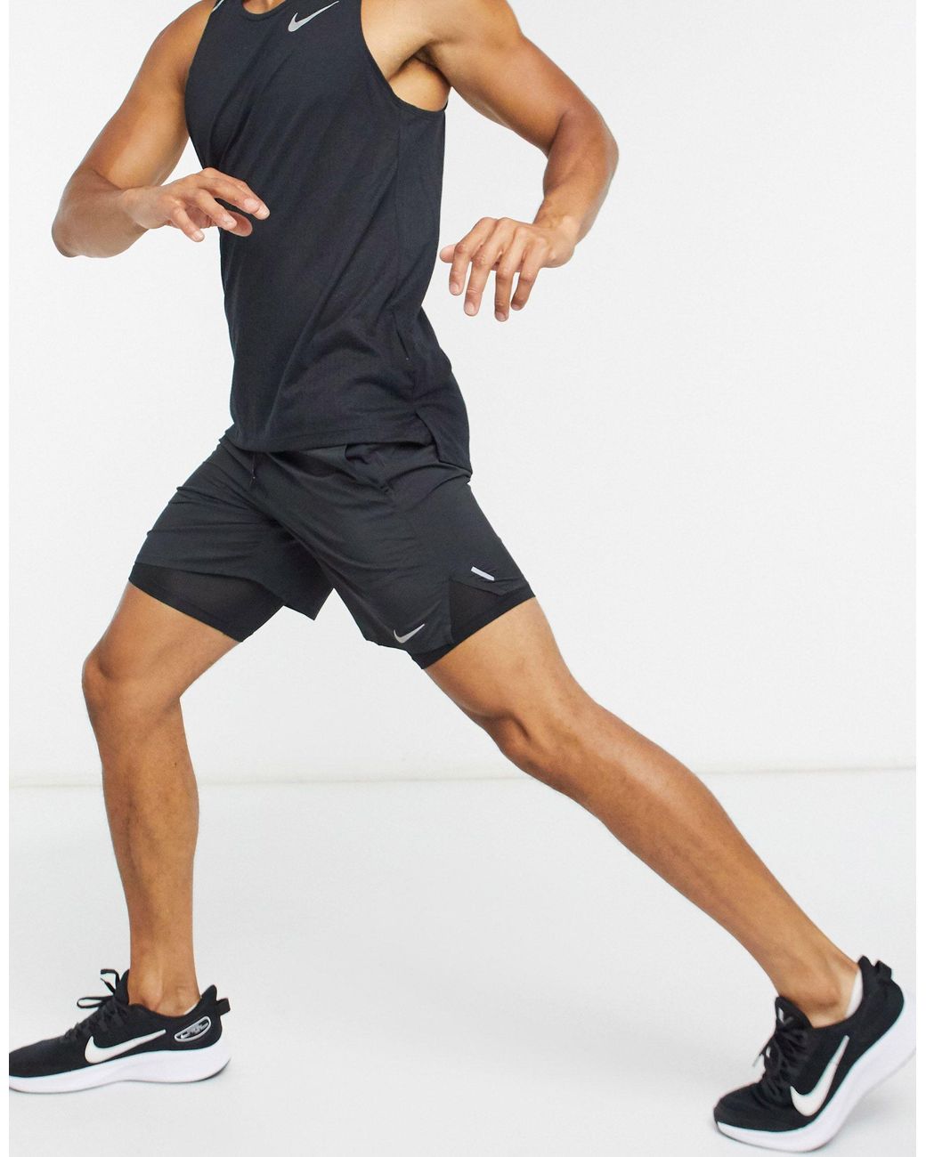 Nike Synthetic Flex Stride 2-in-1 