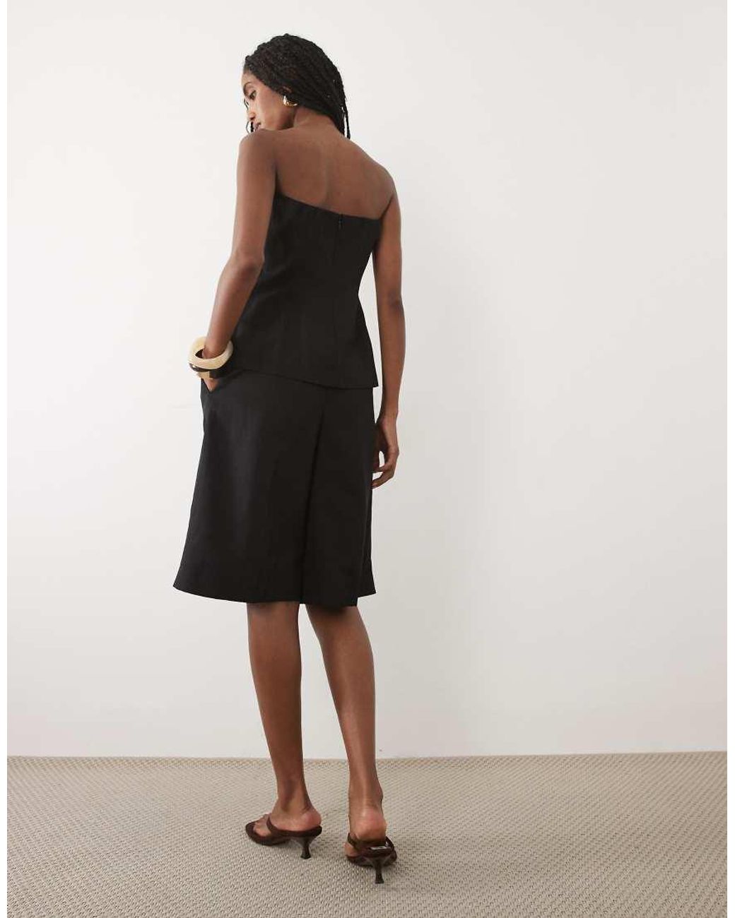 Mango White Sansa Tailored Bermuda Short Co-Ord
