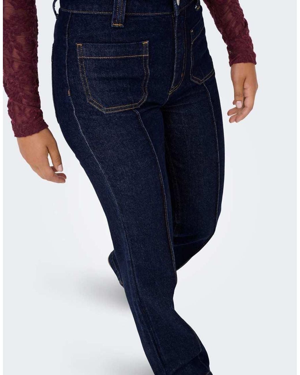 ONLY Blue Flared Fit Jeans