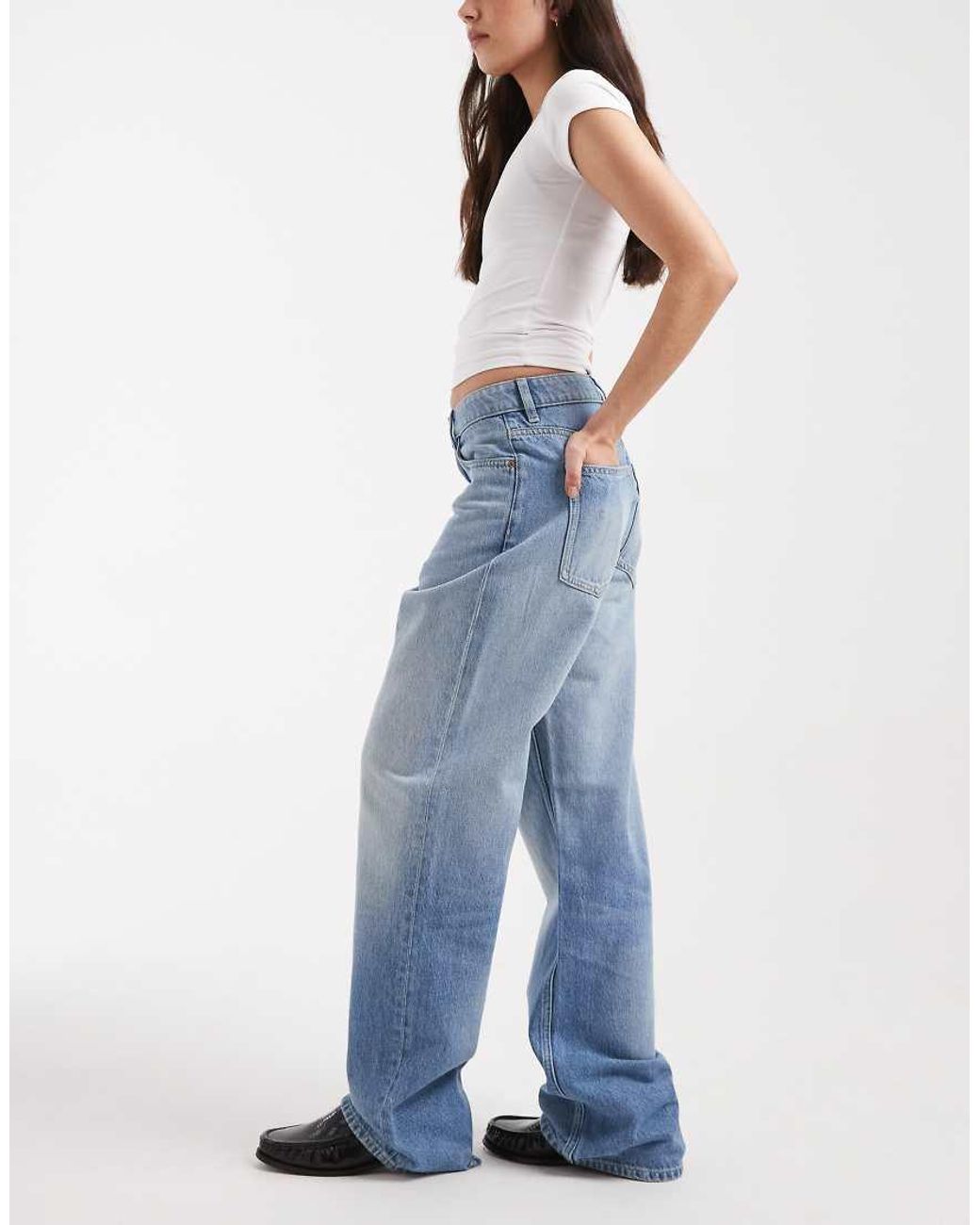 Cotton On Blue Curvy 91 Straight Jeans
