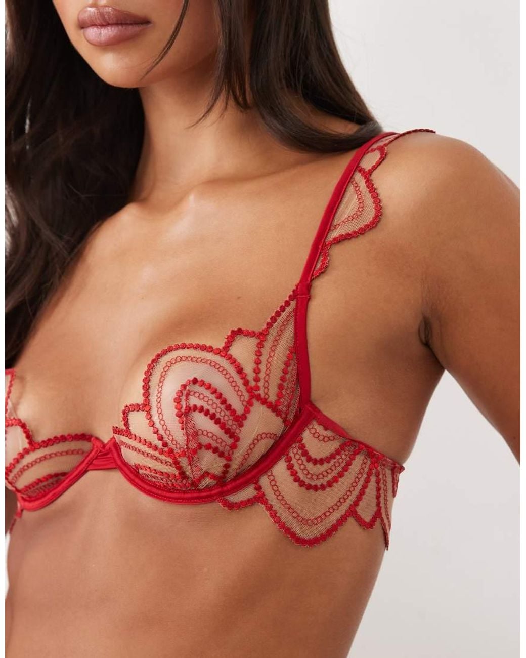 Bluebella Soraya Embroidered Mesh Bra