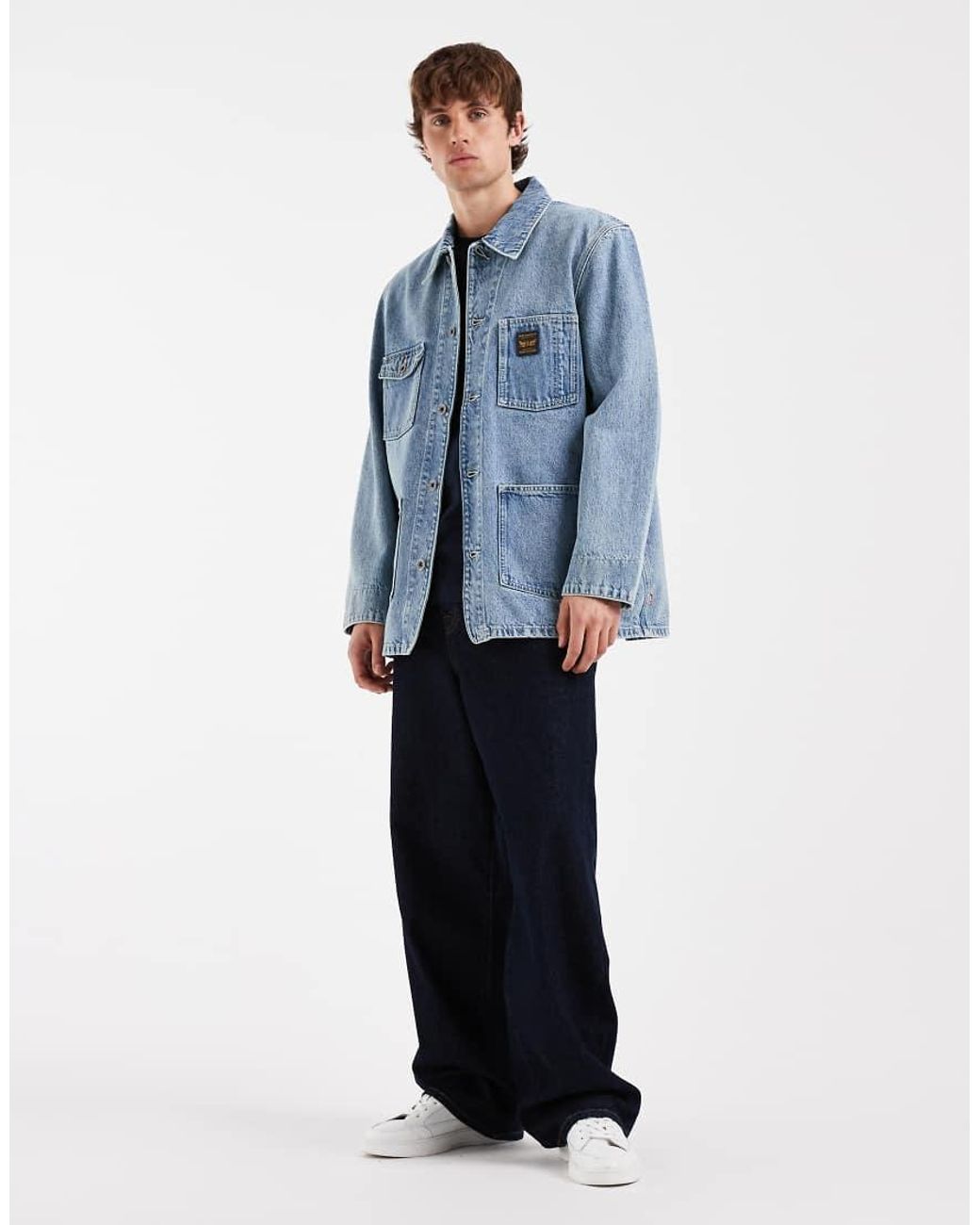 Levi's Blue Workwear Berkley Denim Chore Jacket for men