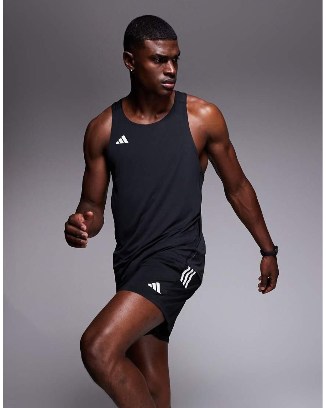 Adidas Originals Green Adidas Running Own The Run Shorts for men
