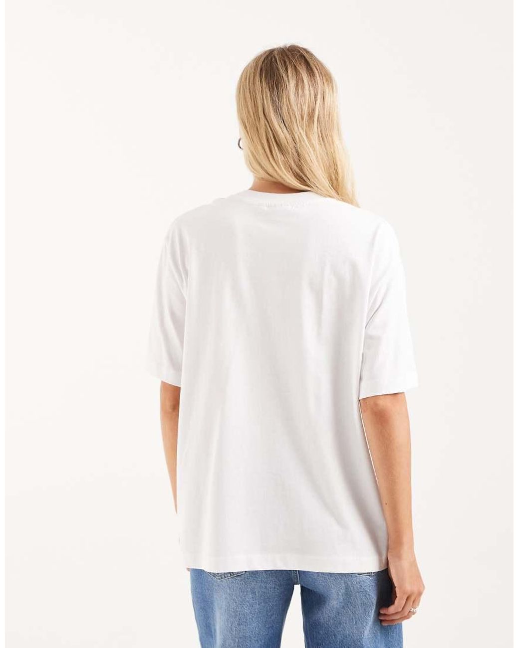 ASOS White Oversized T-Shirt With Anatolia Cherries Graphic