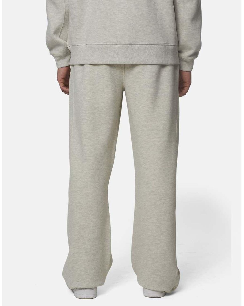 Good For Nothing Gray Oversized Cotton Rich Fleece Joggers for men