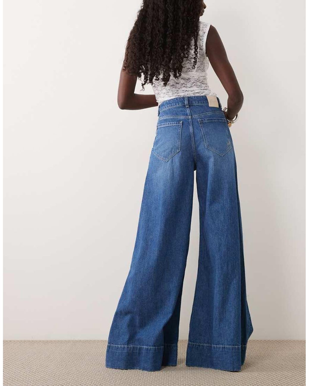Boss Blue Co-Ord Wide Leg Jeans