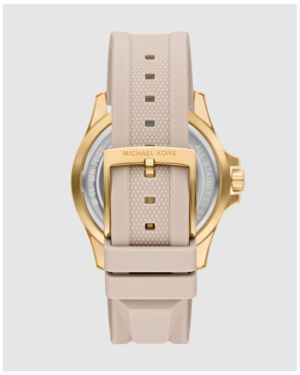 Michael Kors Natural Everest Three-Hand Silicone Watch