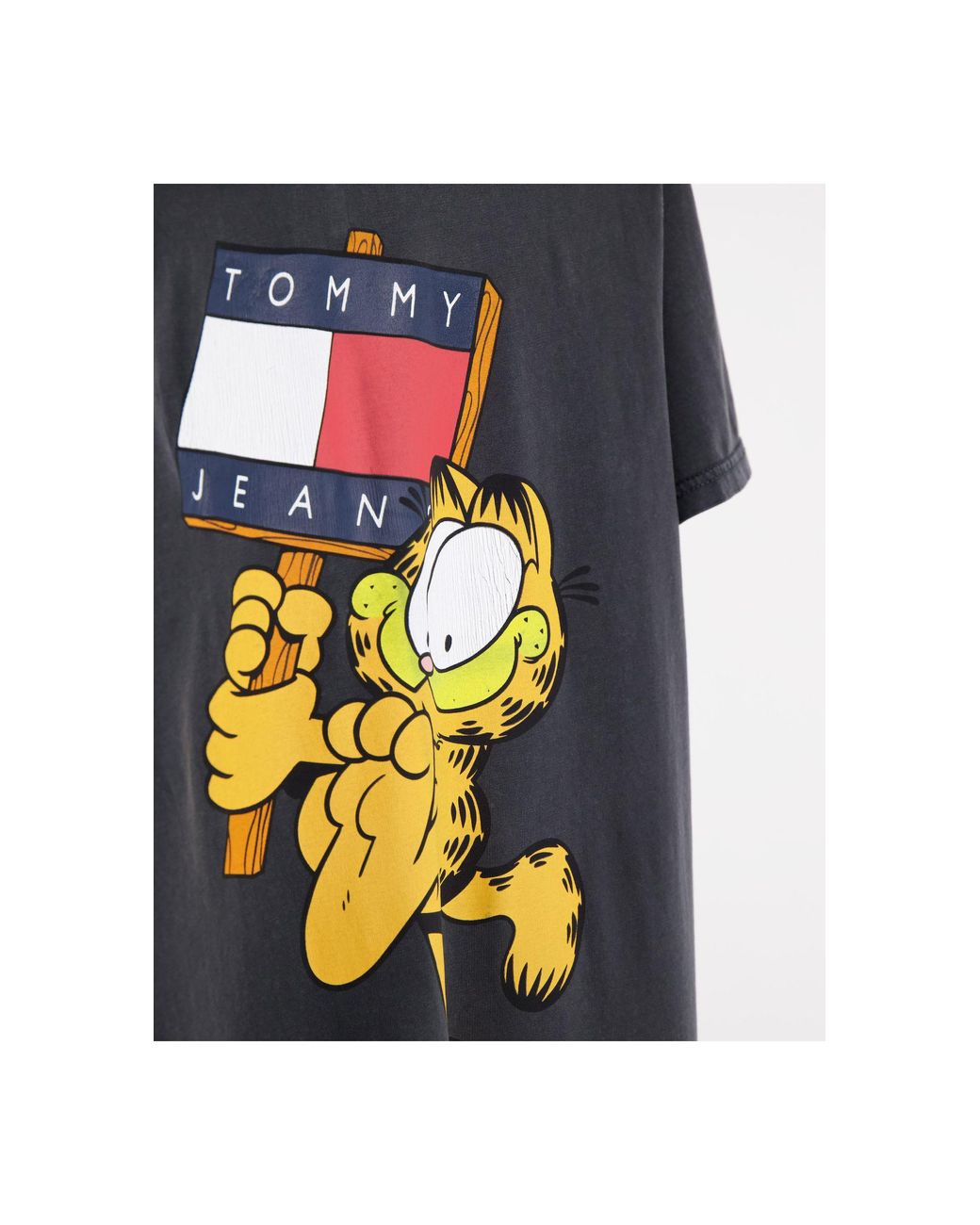 Tommy Hilfiger X Garfield Unisex Back Print T-shirt in Black | Lyst