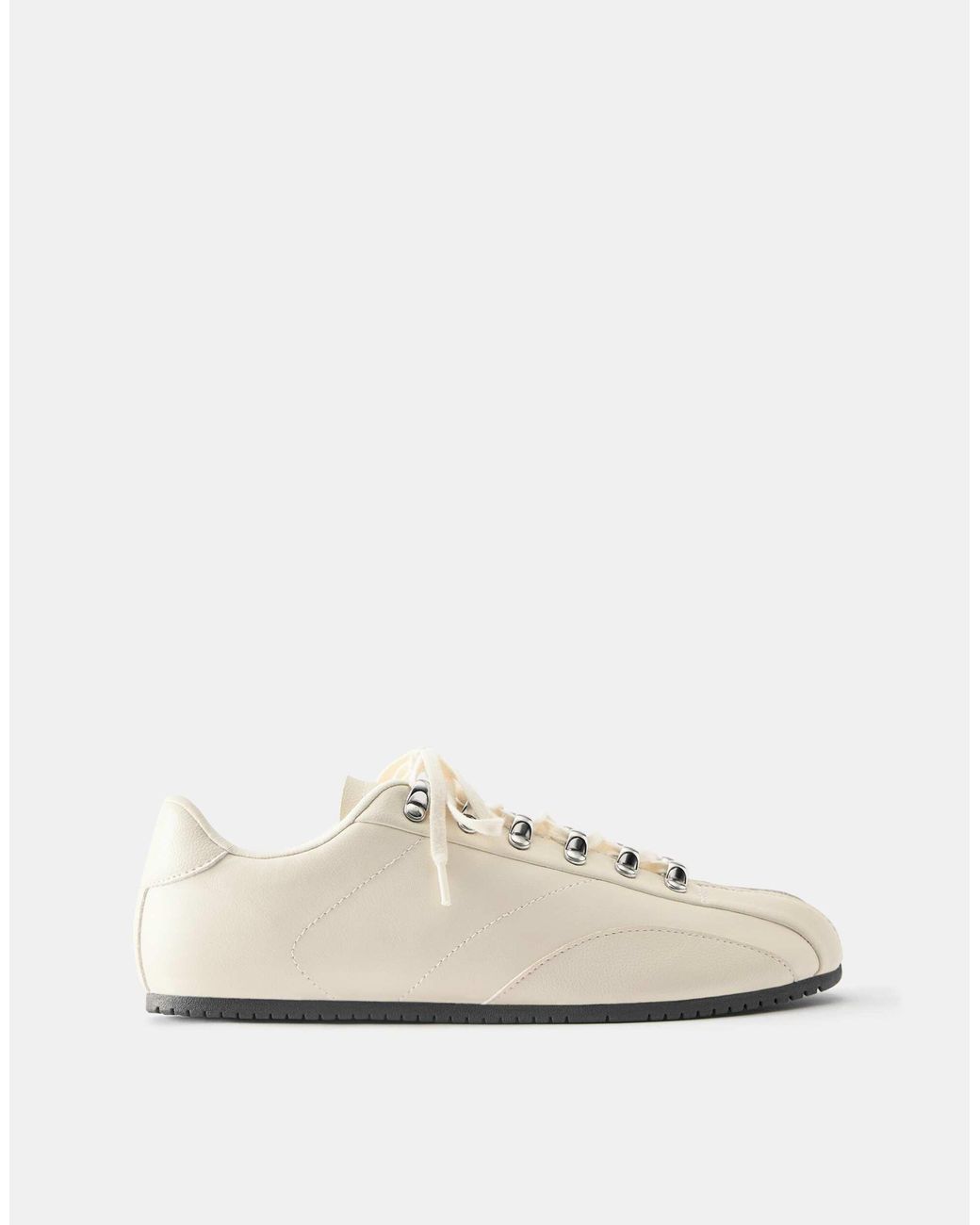 Pull&Bear White Bowling-sneaker