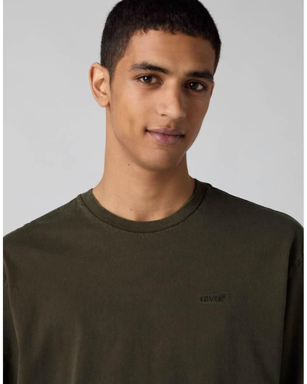 Levi's Green Long-Sleeve Graphic Authentic Tee for men