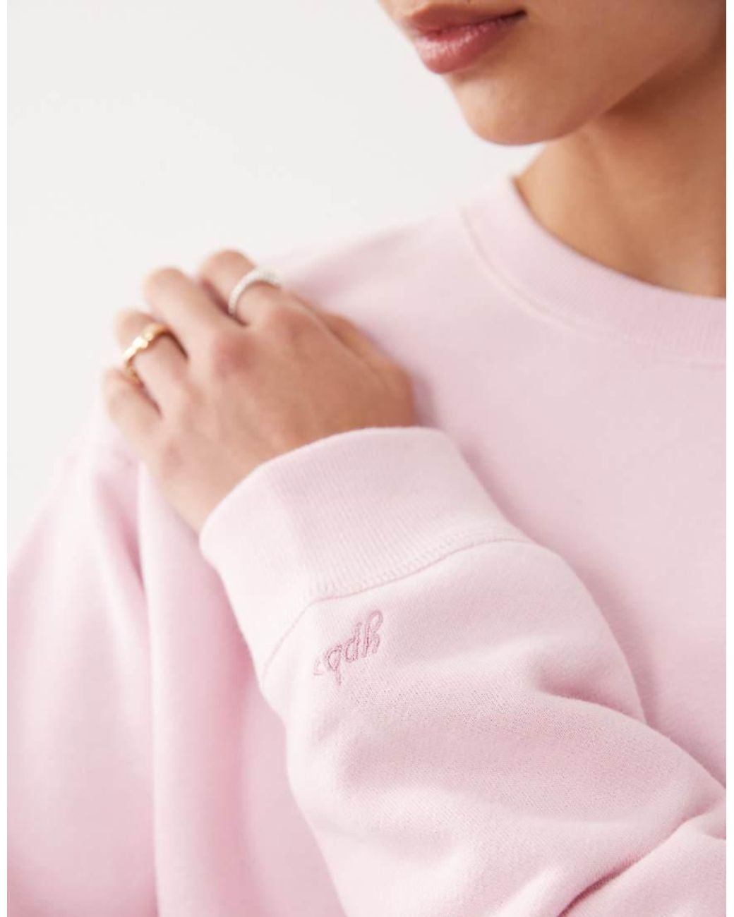 Abercrombie & Fitch Pink Ypb Crewneck Terry Sweatshirt Co-Ord