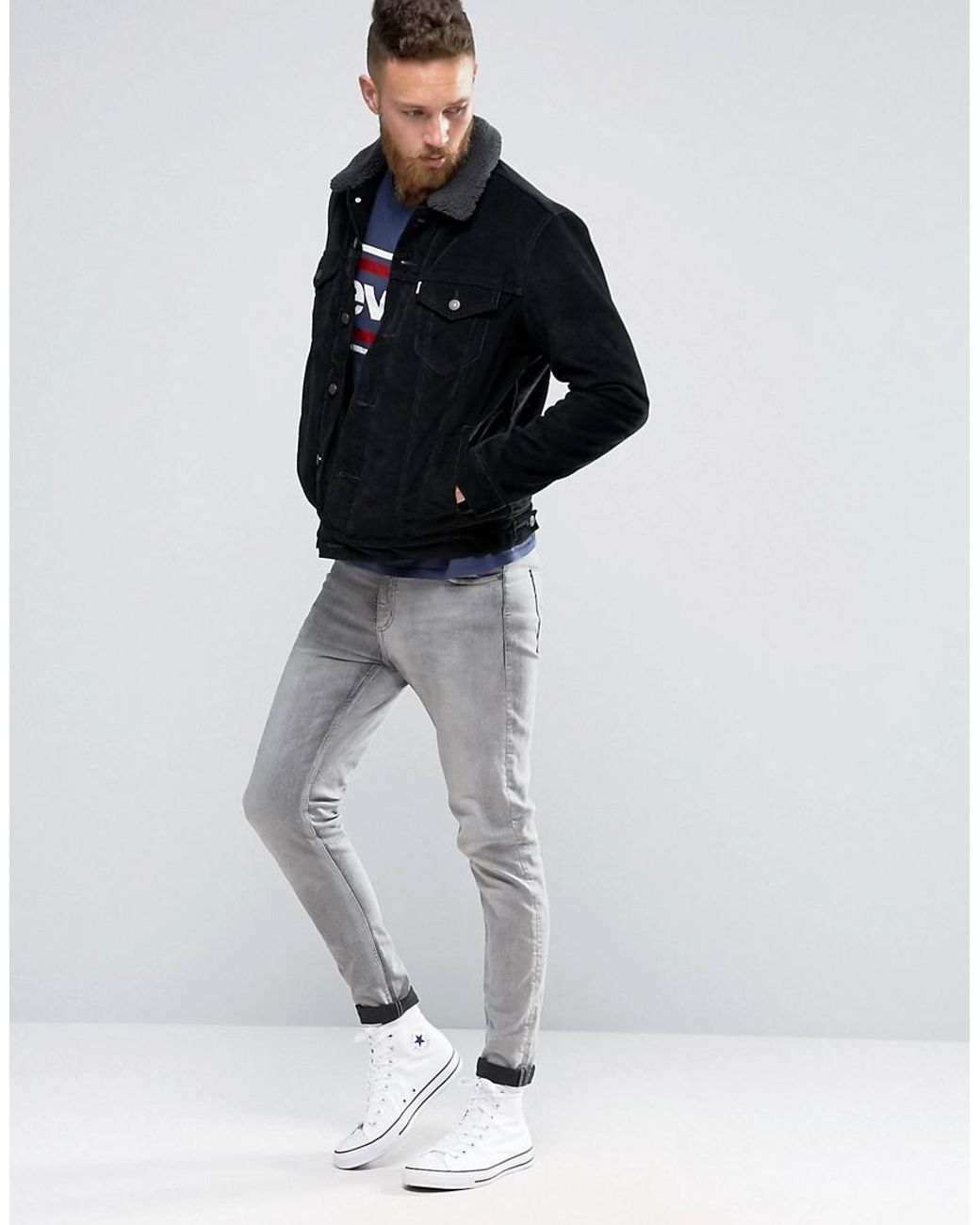 Corduroy Levi's Cord Borg Lined Jacket 