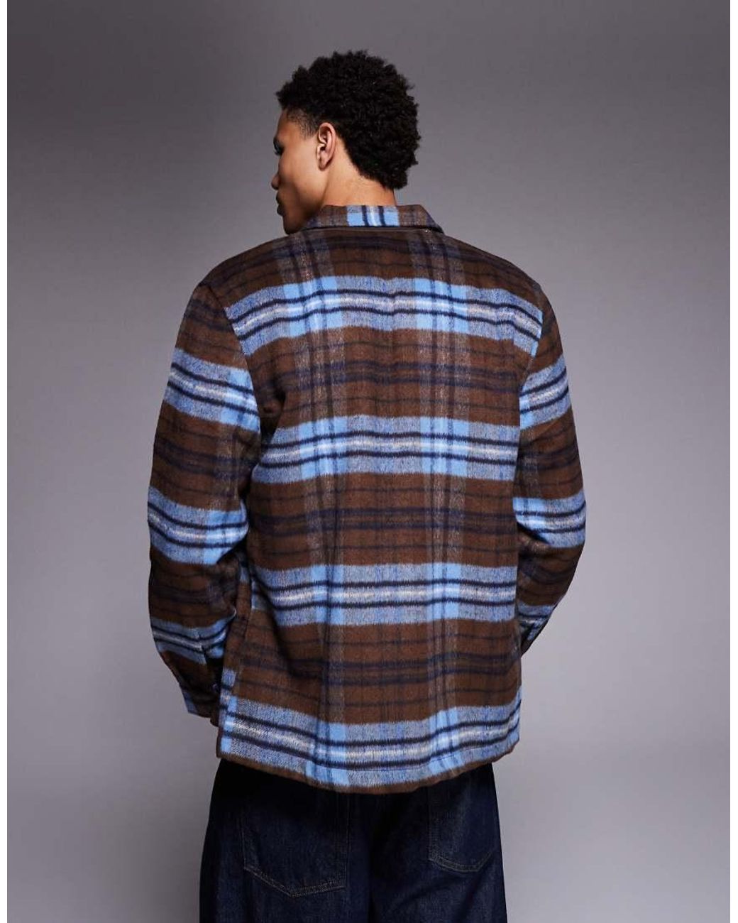 ASOS Blue Overshirt for men