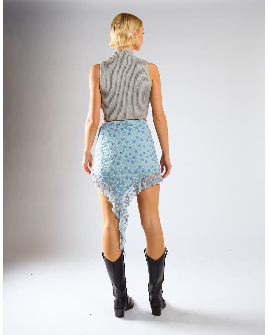 Glamorous Blue Mini Skirts