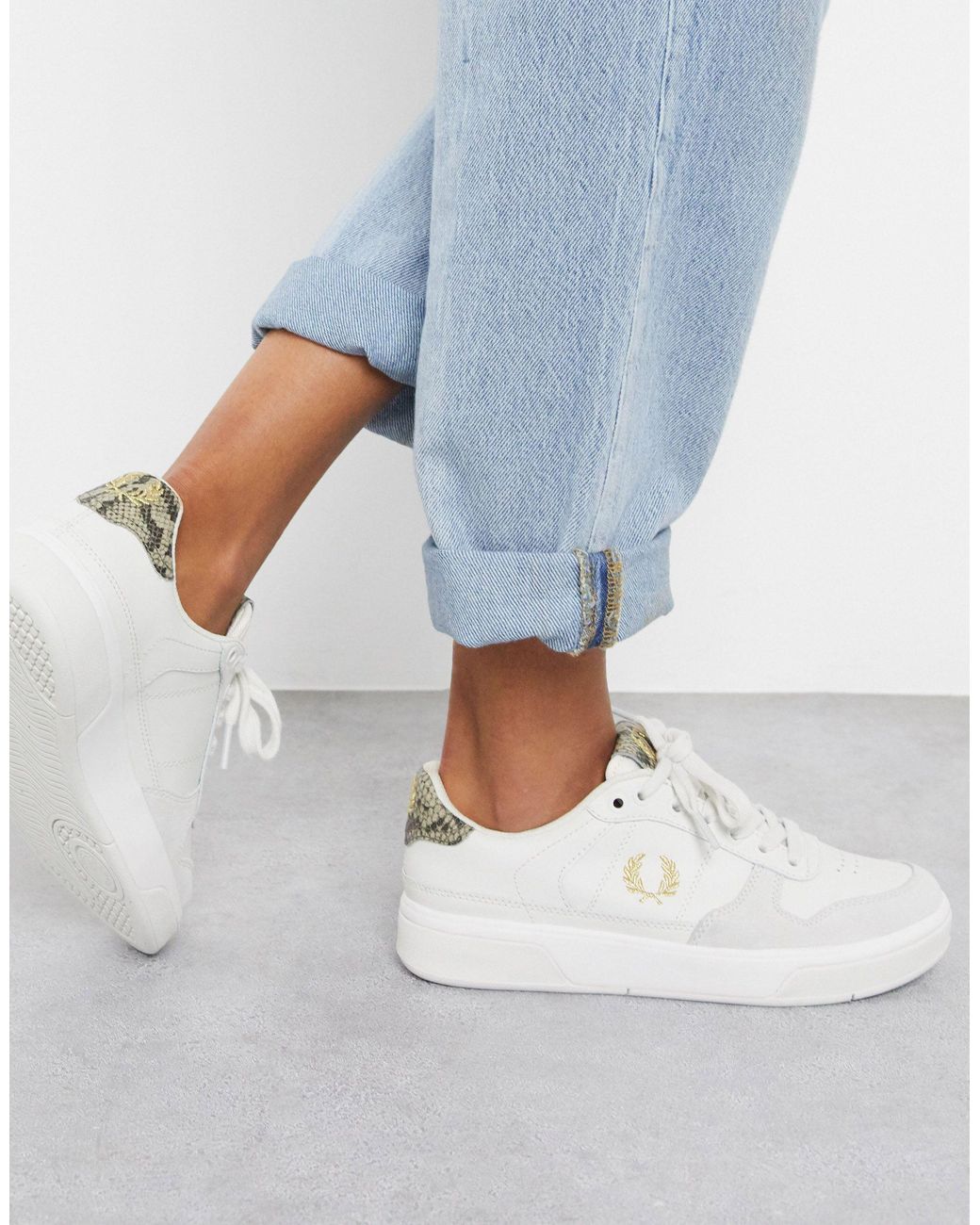 fred perry b300 trainers