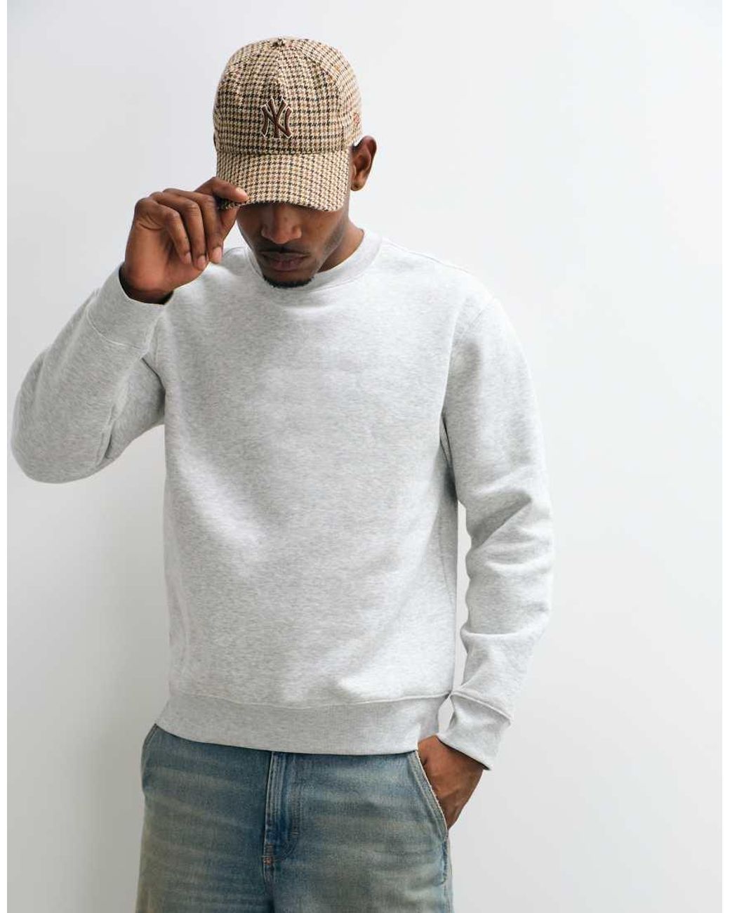 Sudadera De Corte Clásico De Weekday de hombre de color White
