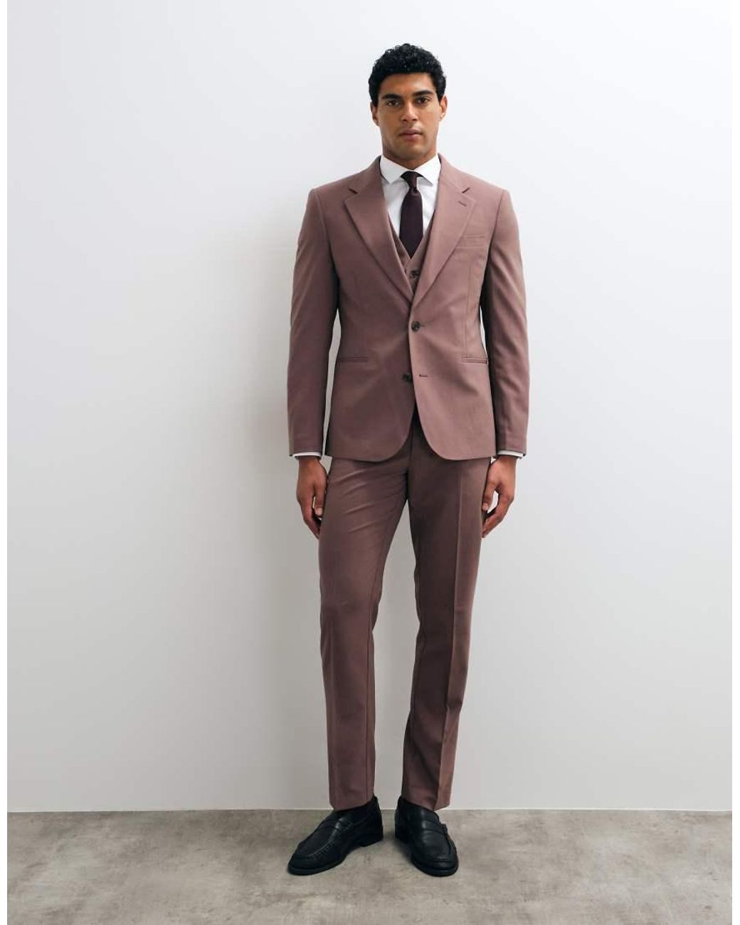 ASOS Slim-Fit Colbert in het Brown voor heren