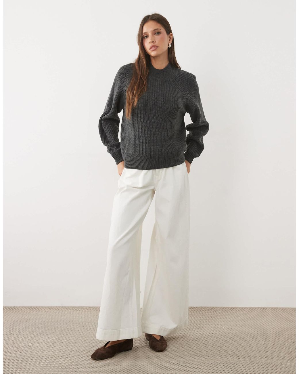 Threadbare Multicolor Pullover mit stehkragen