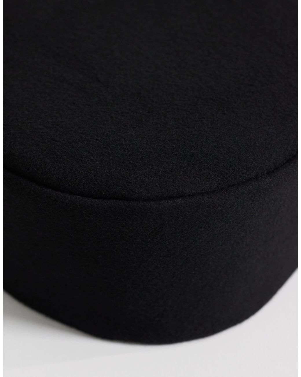 ASOS Black Pillbox Hat