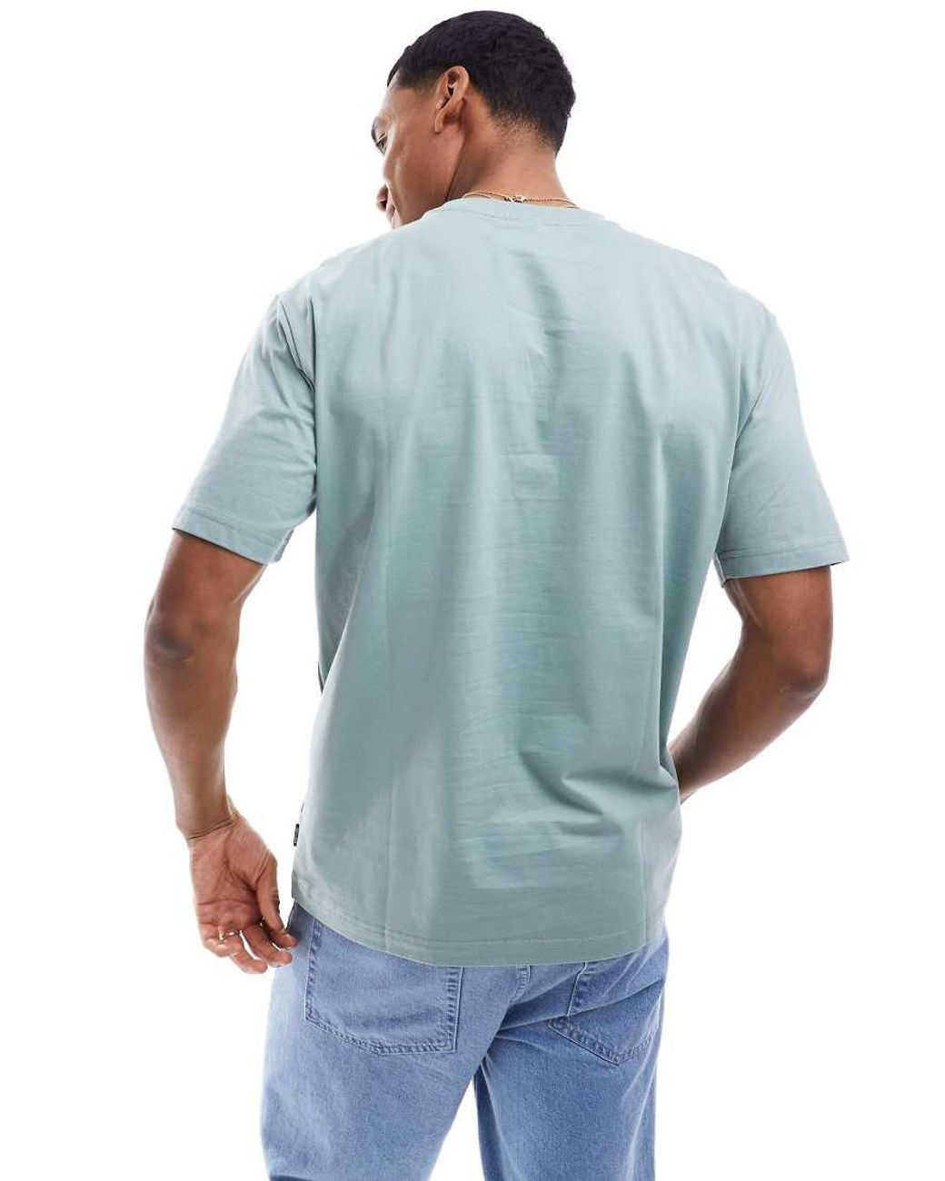 Only & Sons Blue Relaxed Fit T-Shirt for men