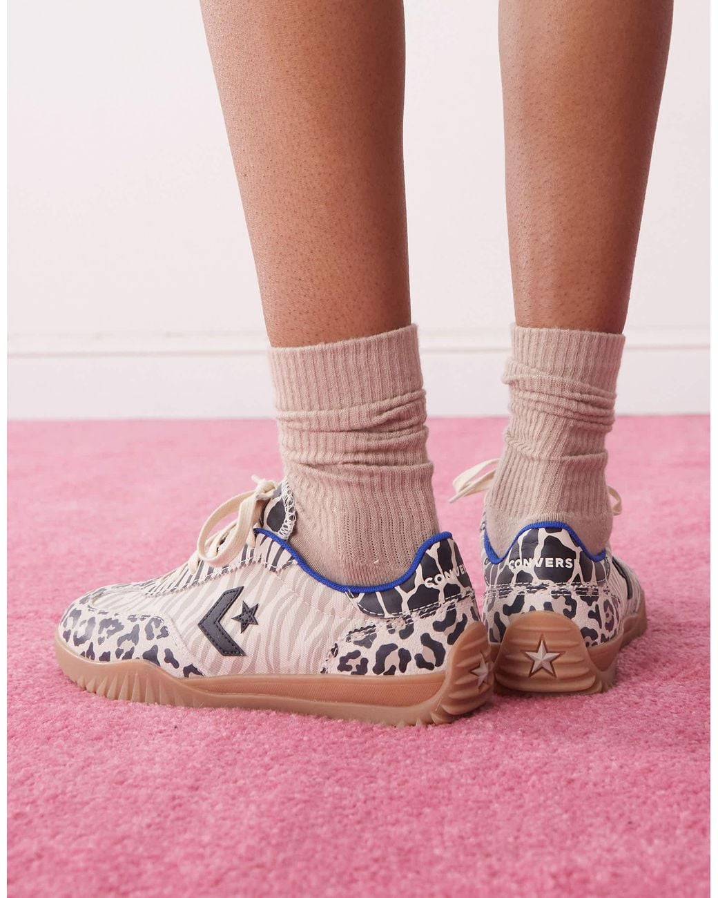 Converse Pink Run Star Sneakers