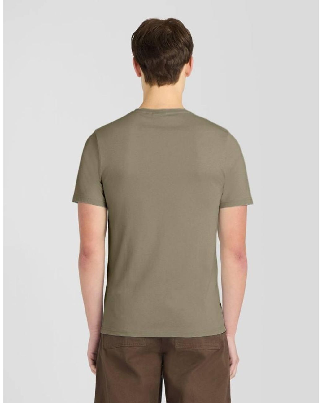 Lyle & Scott Green Ss T-Shirts Plain T-Shirt for men