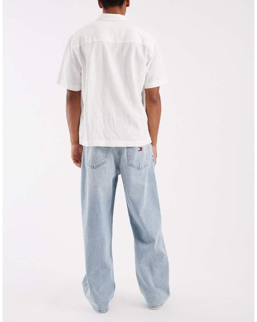 Tommy Hilfiger Blue Theo baggy Jeans for men