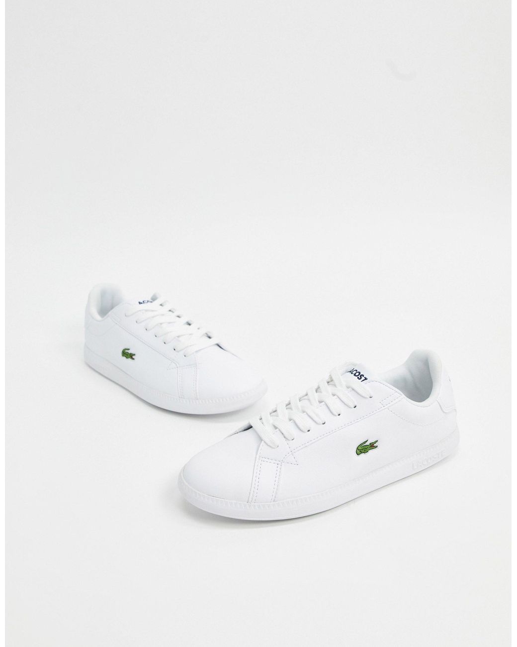 Lacoste Bl 1 Leather Trainers in White | Lyst